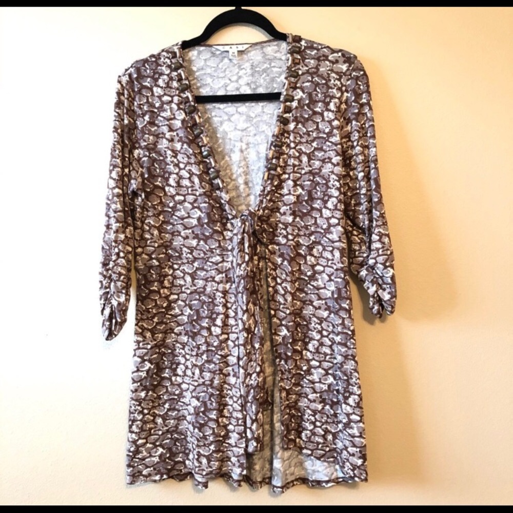 CAbi 2 piece, Cobblestone Jacket & Tank set. Sz M,